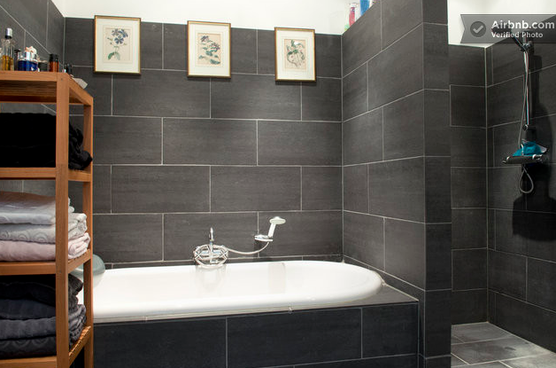Best 59 Modern Bathroom Slate Floors Design Photos And Ideas Dwell